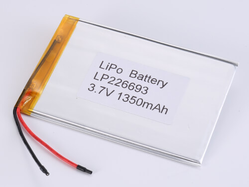 Batteria LiPo Ultrasottile LP226693 3.7V 1350mAh