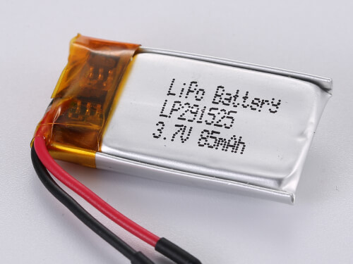 Batteria LiPo Ultrasottile LP291525 3.7V 85mAh
