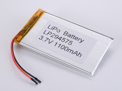 Batteria LiPo Ultrasottile LP294575 3.7V 1100mAh